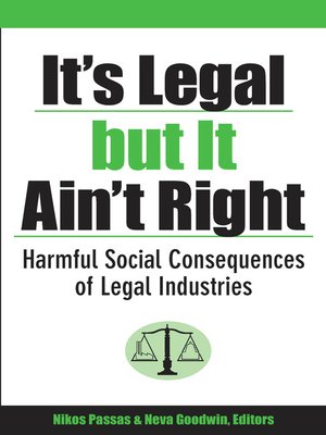 cover image of It's Legal but It Ain't Right